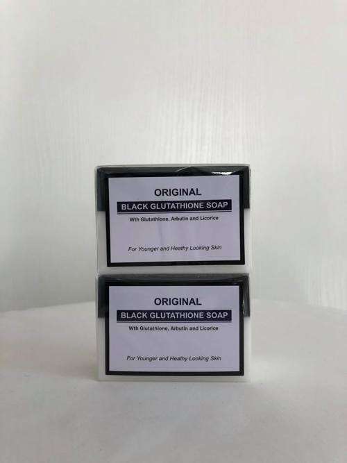 ORIGINAL BLACK GLUTATHIONE SOAP WITH ARBUTIN/LICORISE FOR SKIN LIGTENING- 135g x 2