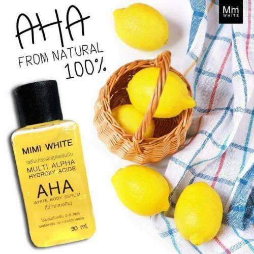 MIMI WHITE AHA BODY SERUM- 30ml