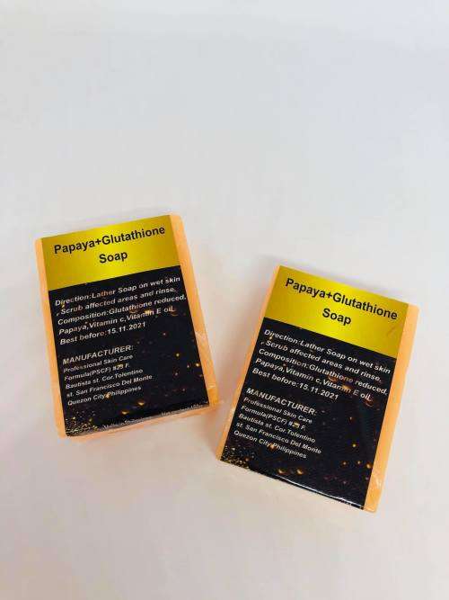 Papaya + Glutathione Soap- 150g x 2