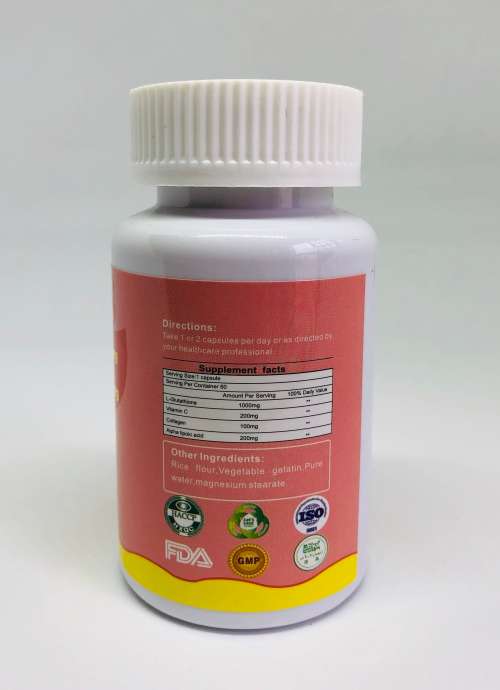 GLUTATHIONE BEAUTY PILLS FOR SKIN LIGHTENING AND ANTI AGING 1500mg
