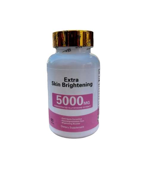 Glutathione 5000mg Extra Brightening- 60 Capsules