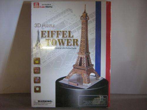 Puzzle 3D - Eiffrl Tower