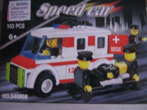 Speed Car Rescue Series 103pcs Ages 6+