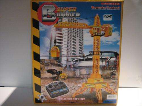 SUPER BUILDER - Remote Control Crane with Flashing Light