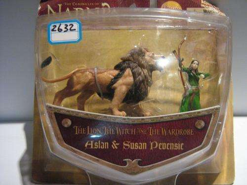 Action Figure : The Chronicles of Narnia - Aslan & Susan Pivensic