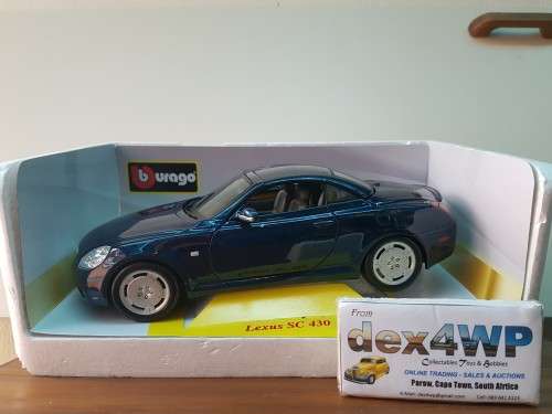 Lexeus SC 430 - Scale 1/18 - by Bburago Gold Collezione