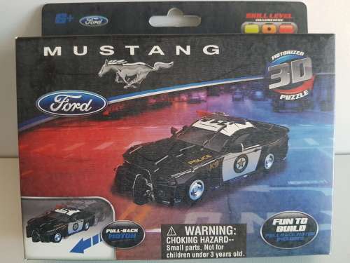 3D Puzzle: 2015 Ford Mustang GT Police Cruiser (Motorised)