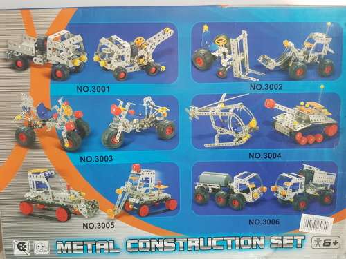 Metal Construction Set (age 6+) - DIY