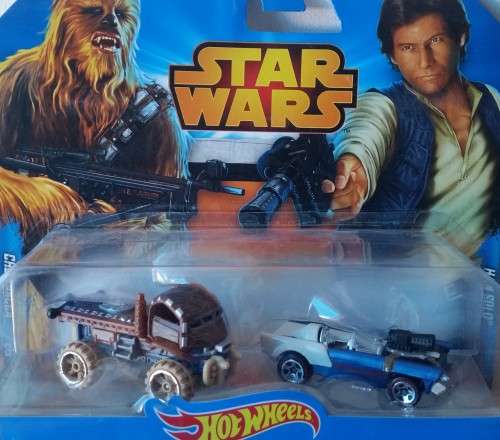 Star Wars - Chewbacca and Han Solo (Die Cast: Scale 1:64) by Hot Wheels
