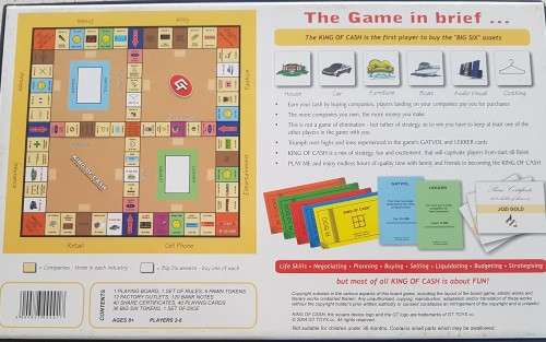 King of Cash - The truly South African Board Game