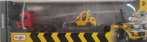 Volvo FH16 with Volvo L25H Wheel loader with Bucket