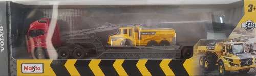 Volvo FH16 with Volvo A25G Articulated Hauler with Dump Bed