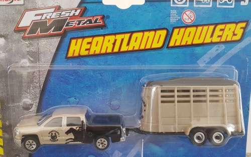 Chevrolet Silverado with Horse cart by Maisto
