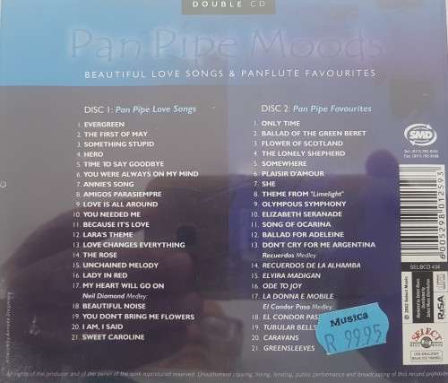 Pan pipe Moods (Doubel CD)