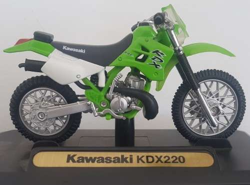 Kawasaki KDX220 - Diecast 1/18 Scale (Display Model - No Box)