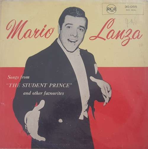 Vinyl Record: Mario Lanza - Songs from `The Student Prince` and other favourites