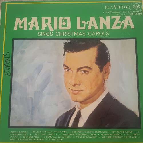 Vinyl Record: Mario Lanza - Sings Christmas Carols
