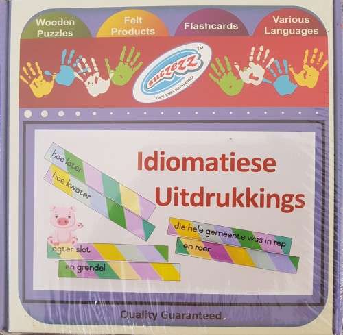 Educational Flashcards - Idiomatiese Uitdrukkings