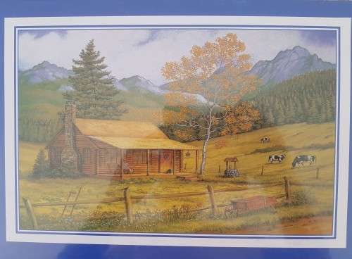 Jigsaw Puzzle: Qiu se mu chang : 1000 piece (50cm X 75cm)