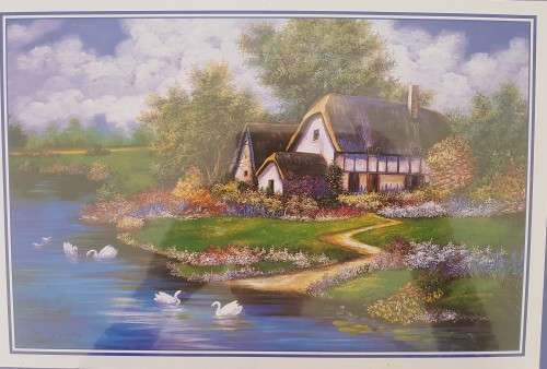 Jigsaw Puzzle: Hu bian nong jia : 1000 piece (50cm X 75cm)
