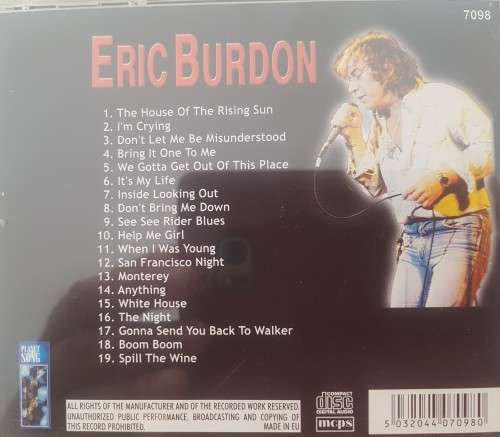 Eric Burdon - The House of the rising Sun