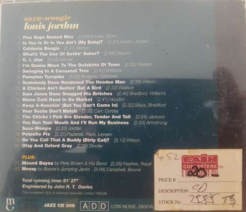 Jazz Greats - Louis Jordan