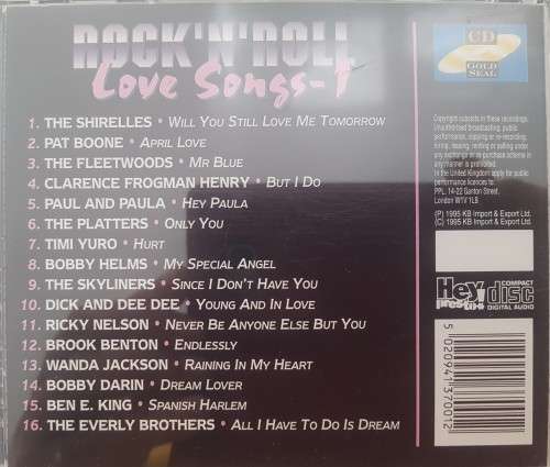 Rock N` Roll Love Songs - Various Artist