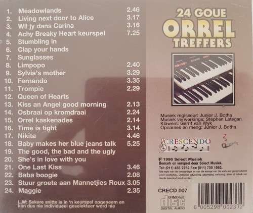 24 Goue Orrel Treffers