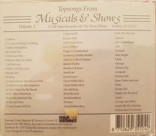 Top Songs from Musicals and Shows Vol.1