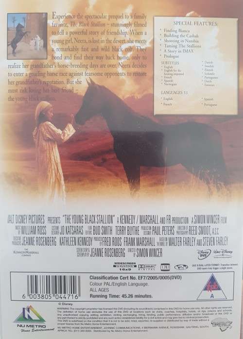 DVD: Black Stalion - A new legend is born