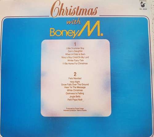 Vinyl Record:  Christmas with Boney M.