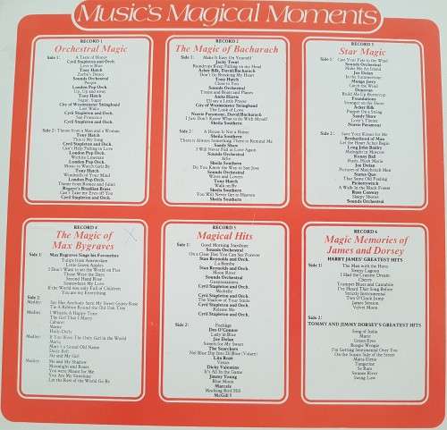 Vinyl Record: Musical Magical Moments (6 Record Box Set)