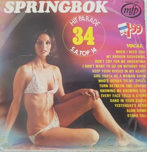 Vinyl Record: Springbok Hit parade 34