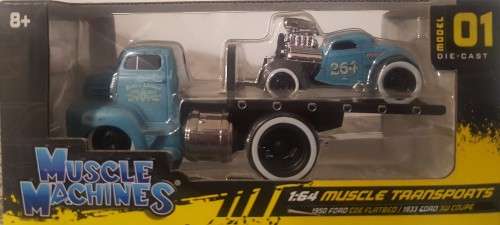 Ford COE Flatbed/Ford 3W Coupe (Scale 1:64) by Maisto