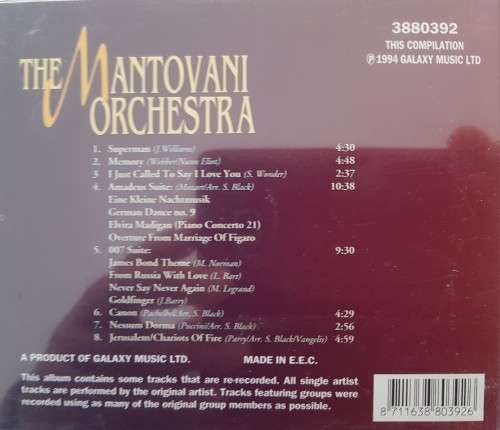 The Mantivani Orchestra - The Incomparable Mantovani