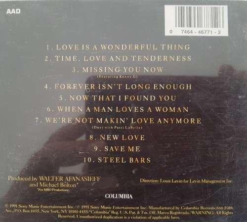 Michael Bolton - Time, love and Tenderness