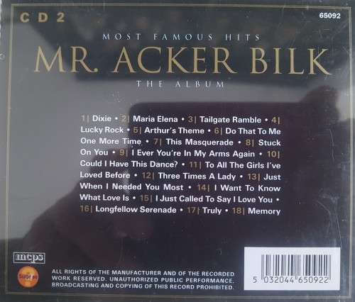 Mr Acker Bilk - The Album