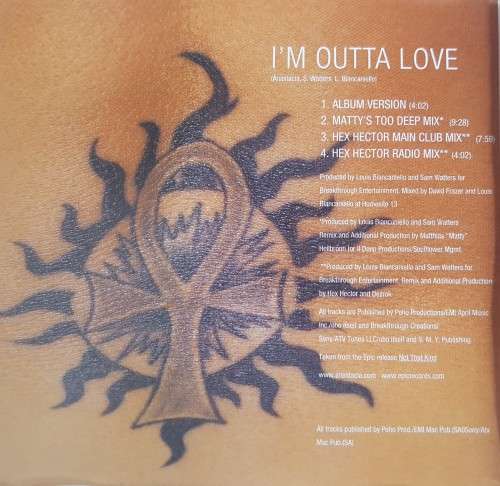 Anastacia - Im outa love (Single)