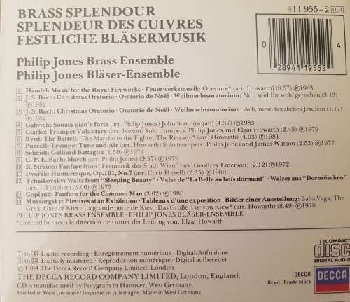 Brass Splendour - Philip Jones Brass Esemble