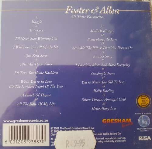Foster & Allen - All Time favourites