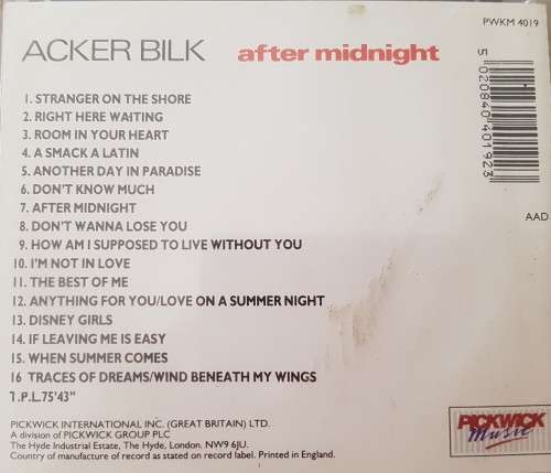 Acker Bilk - After midnight
