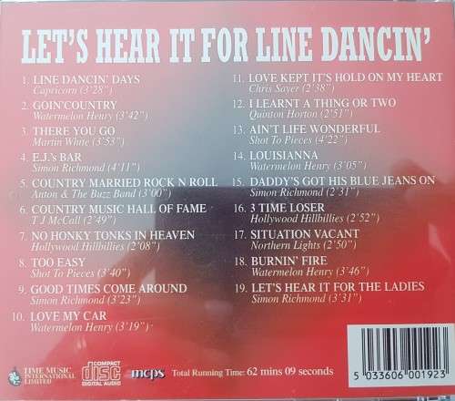 Lets hear it for line dancin`
