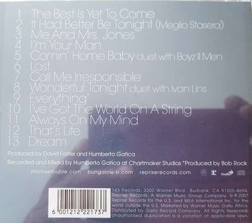 Michael buble - call me irresponsible