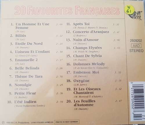 20 Favourites Francaises