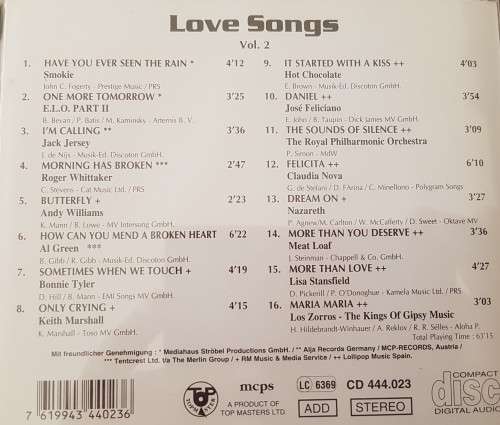 Love Songs - Volume 2