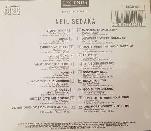 Neil Sedaka - Legends