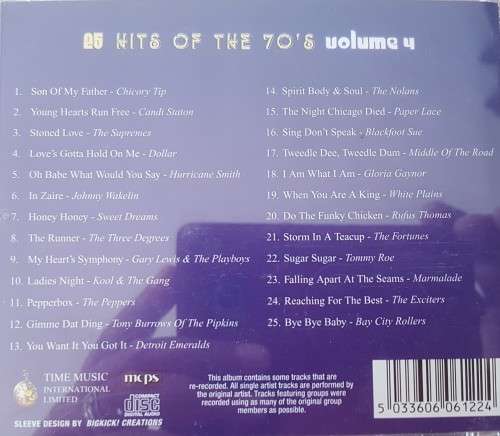 25 Hits of the 70`s - Volume 4