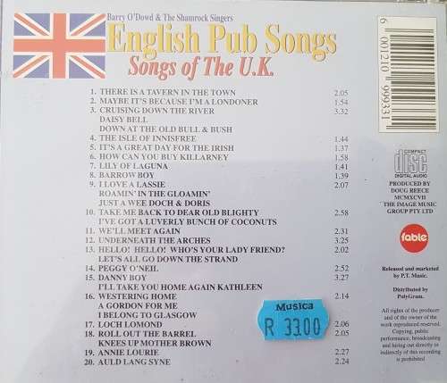 English Pub Songs