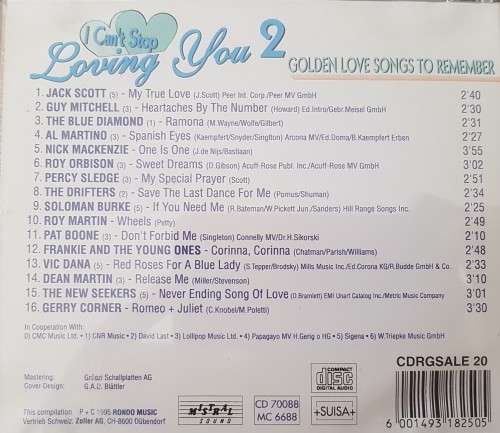 Cant Stop Loving You 2