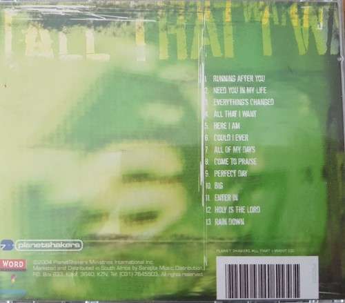Planetshakers - All That I Want
